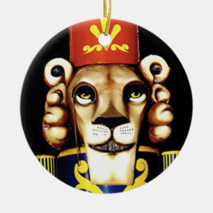 Ornamento navideño de los cazadores de leones