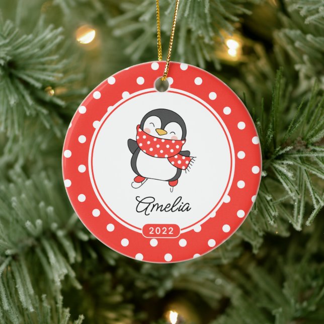 Ornamento navideño de los Chicas del pingüino (Árbol)