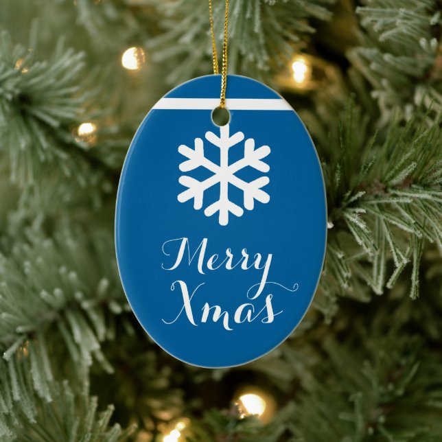 Ornamento navideño de los Navidades Crystal Snowfl (Árbol)
