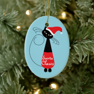 Ornamento navideño de los Navidades de Santa Claw