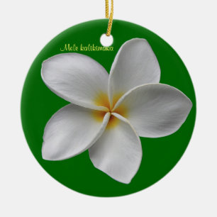 Ornamento navideño de los Navidades Plumeria