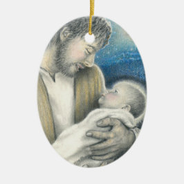 Ornamento navideño de Lullaby de Joseph