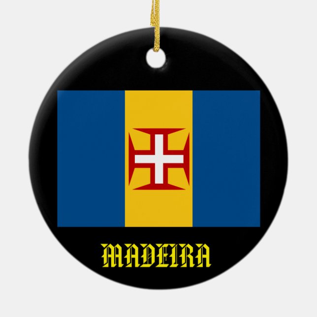 Ornamento navideño de Madeira (Atrás)
