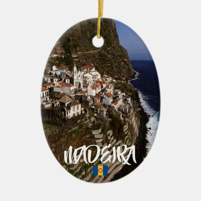 Ornamento navideño de Madeira (Frente)