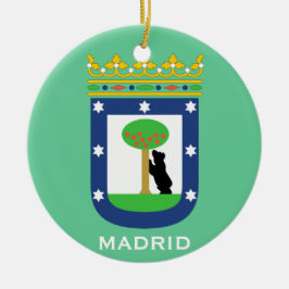 Ornamento navideño de Madrid
