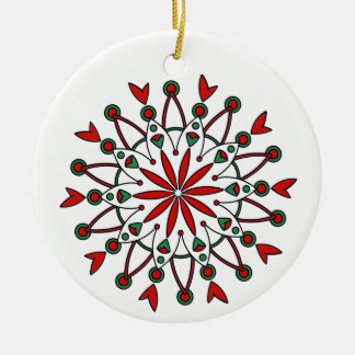 Ornamento navideño de Mandala