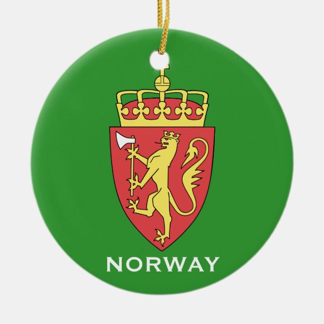 Ornamento navideño de NORUEGA* (Frente)