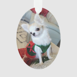 Ornamento navideño de oliva 2024