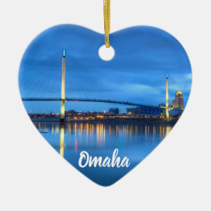 Ornamento navideño de Omaha