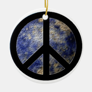 Ornamento navideño de Peace on Earth World Globe