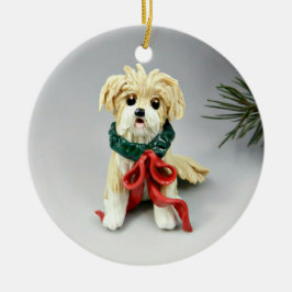 Ornamento navideño de perro de La Habana