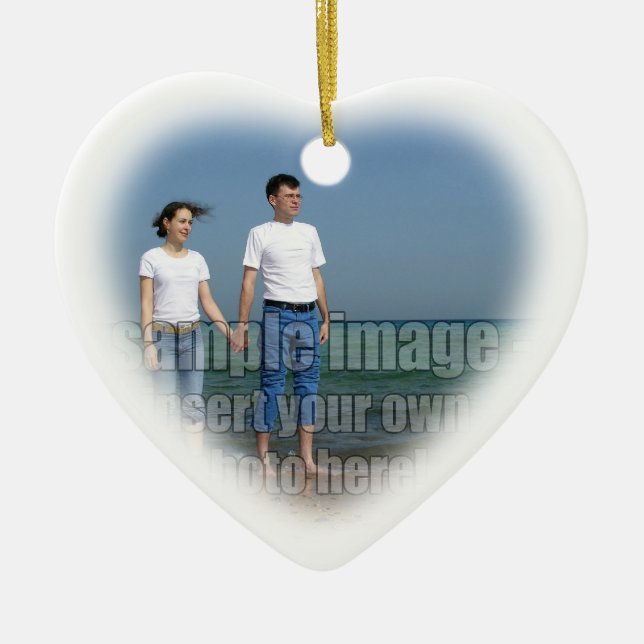 Ornamento navideño de Personalizado de caña de cañ (Frente)