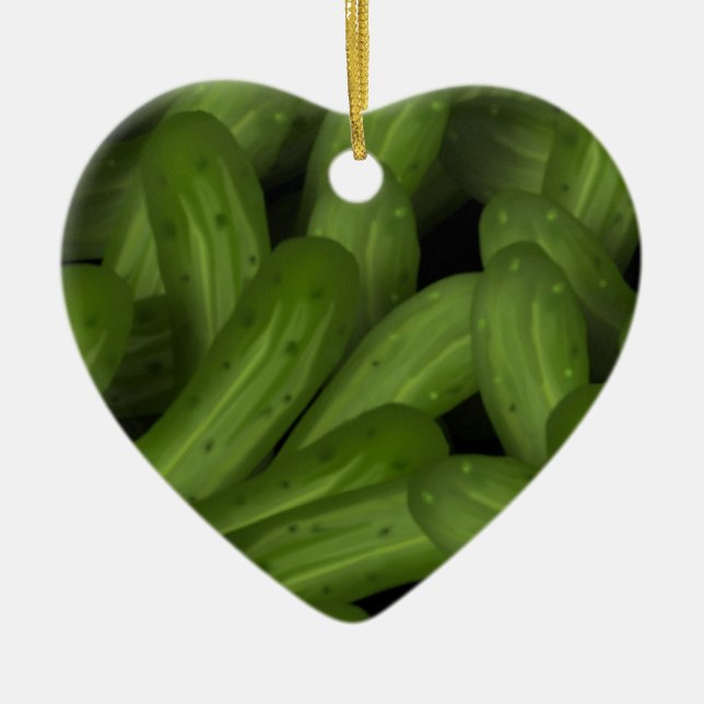 Ornamento navideño de Pickles (Frente)