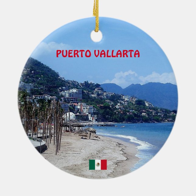 Ornamento navideño de Puerto Vallarta (Atrás)