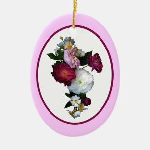 Ornamento navideño de Rose Bouquet
