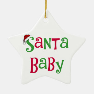 Ornamento navideño de Santa Bebé