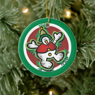 Ornamento navideño de Snowman