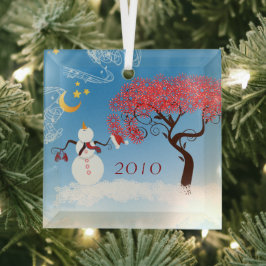 Ornamento navideño de Snowman