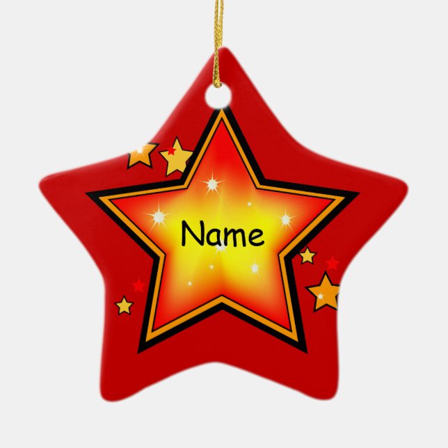 Ornamento navideño de Star Kid (Frente)