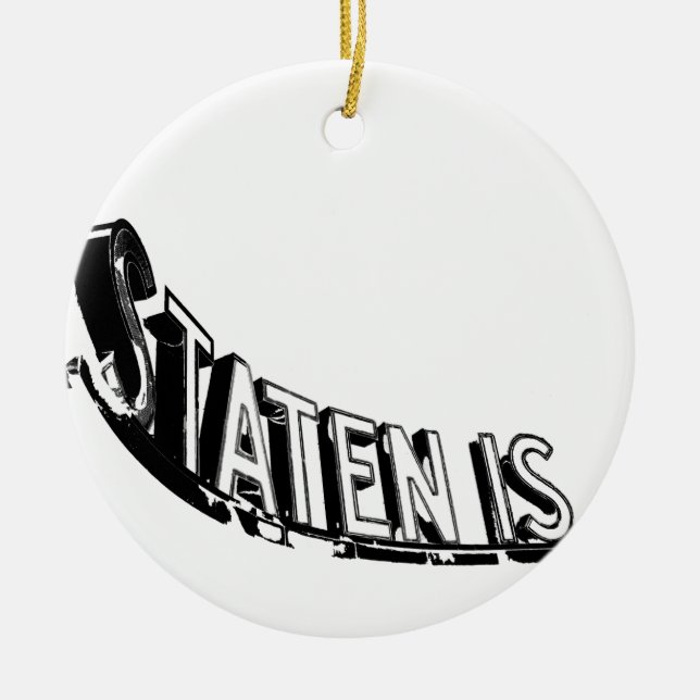Ornamento navideño de Staten Island (Frente)