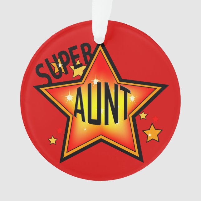 Ornamento navideño de tía Super Star 2 (Anverso)