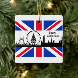 Ornamento navideño de Union Jack