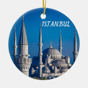 Ornamento navideño de vacaciones de Estambul