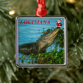 Ornamento navideño de vacaciones de Luisiana