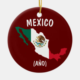 Ornamento navideño de viaje a México