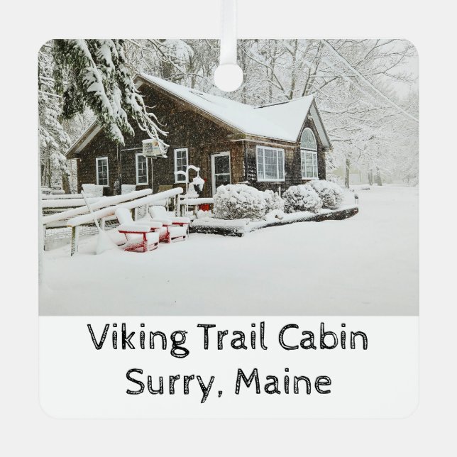 Ornamento navideño de Viking Trail (Anverso)