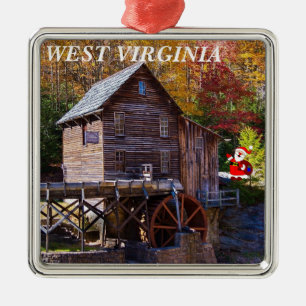 Ornamento navideño de Virginia Occidental