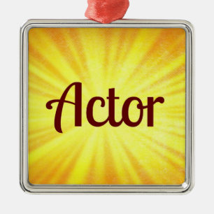 Ornamento navideño del actor