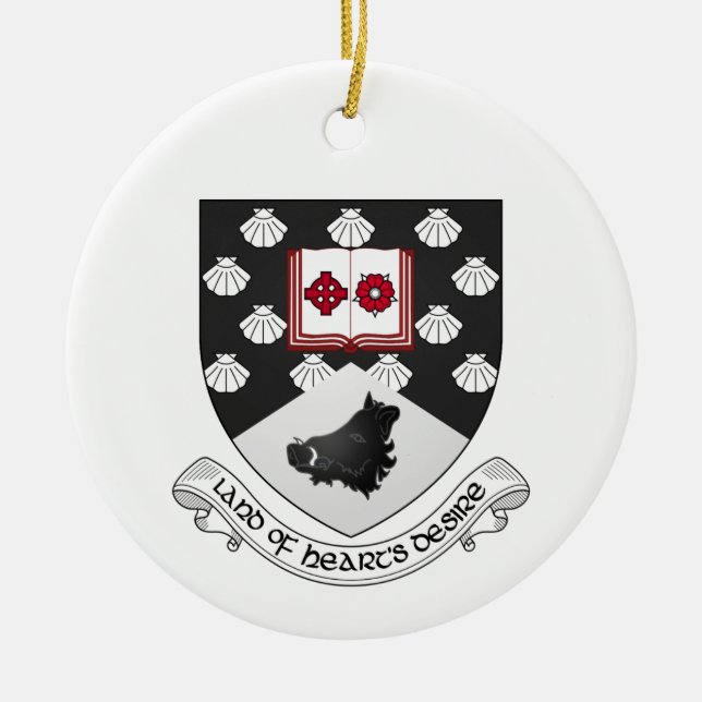 Ornamento navideño del condado de Ireland Sligo (Frente)