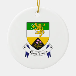 Ornamento navideño del condado de Irlanda
