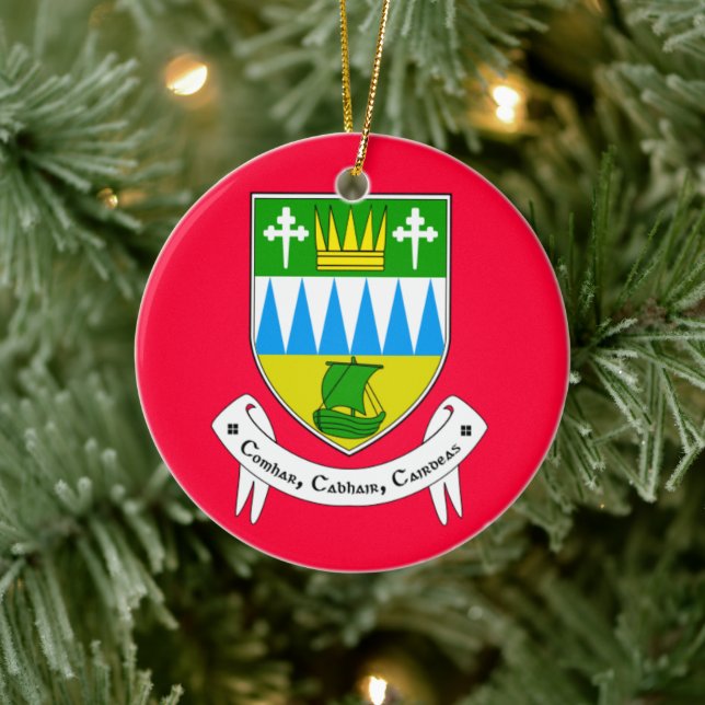 Ornamento navideño del condado de Kerry Ireland (Árbol)