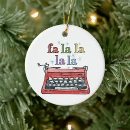 Ornamento navideño del escritor #3 |