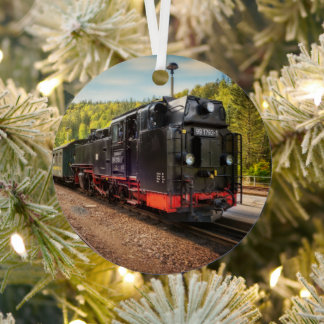 Ornamento navideño del tren