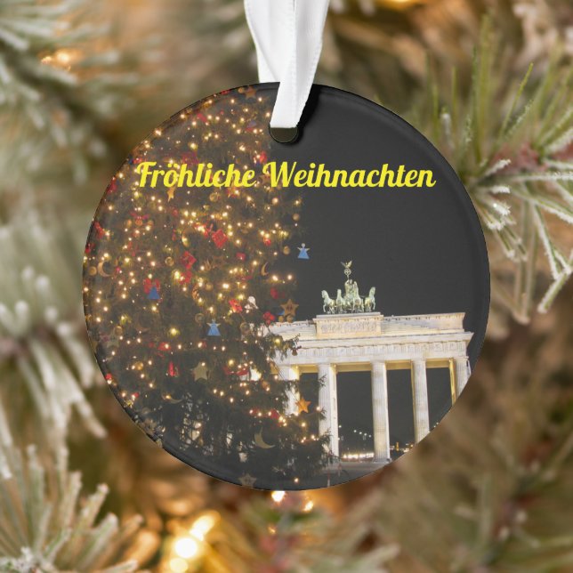 Ornamento navideño del viaje de Alemania a Berlín (Árbol)