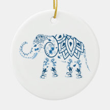 Ornamento navideño elefante