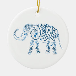 Ornamento navideño elefante