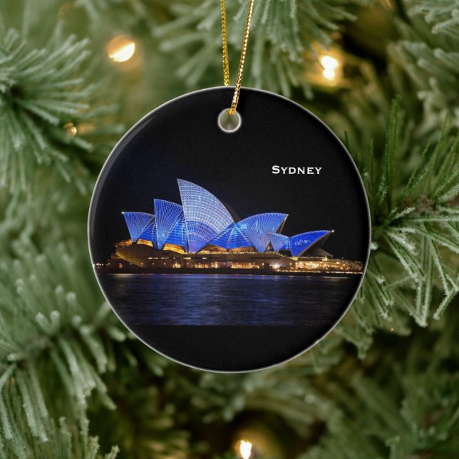 Ornamento navideño escénico de Australia en Sydney (Árbol)