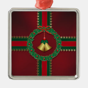 Ornamento navideño Estrellas y rayas