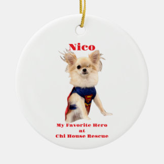 Ornamento navideño favorito de mi héroe
