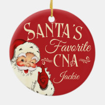 Ornamento navideño favorito de Santa Claus CNA