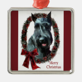 Ornamento navideño gigante Schnauzer