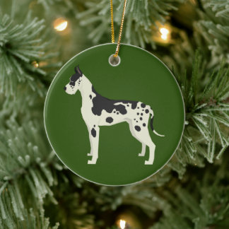Ornamento navideño Harlequin Great Dane
