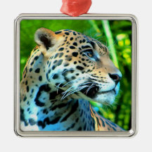 Ornamento navideño jaguar - Serie de vida salvaje