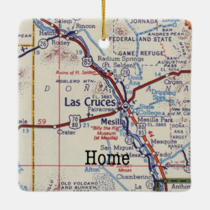 Ornamento navideño Las Cruces Nuevo México