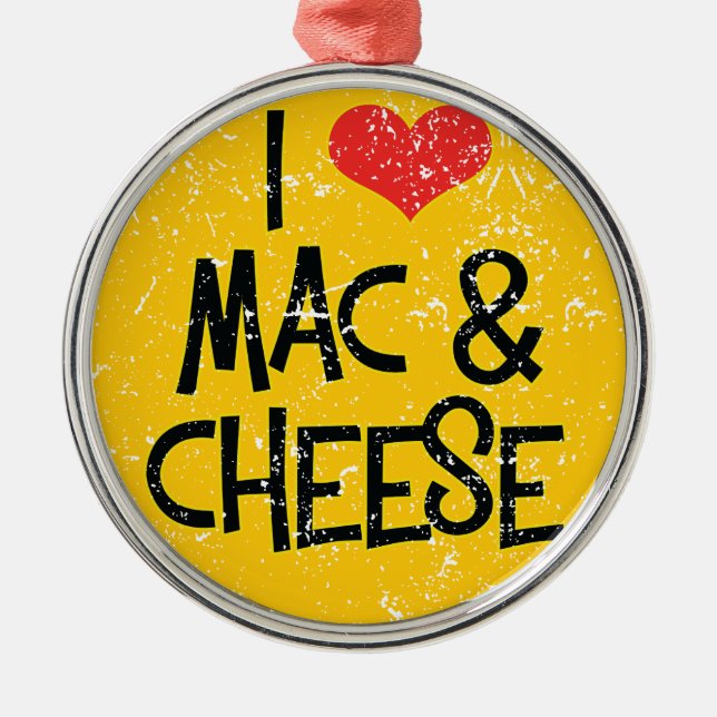 Ornamento navideño Mac n Cheese (Frente)