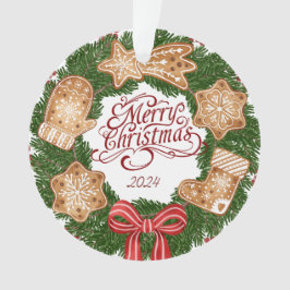 Ornamento navideño minimalista